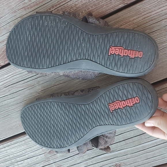 Orthoheel Vionic Flip Flop Flats Dnake Triple Strap Sandals Shoes sz 9 - Picture 7 of 10